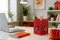 Mango Steam Tabletop Telephone Booth Pencil Cup Holder, Organizer